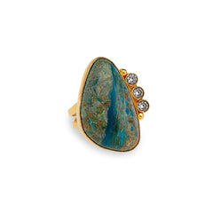 One of a Kind Ring (Green Opal) Jimena Alejandra 