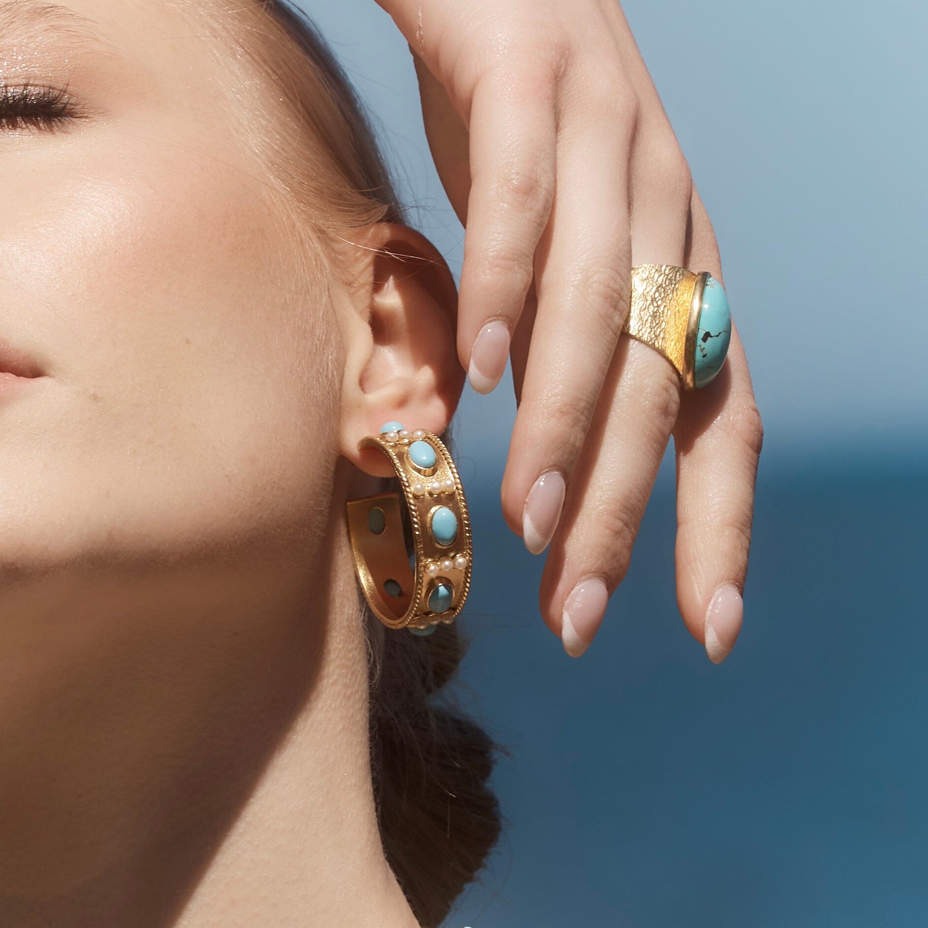 THE AMELIE (Turquoise) Jewelry Jimena Alejandra 