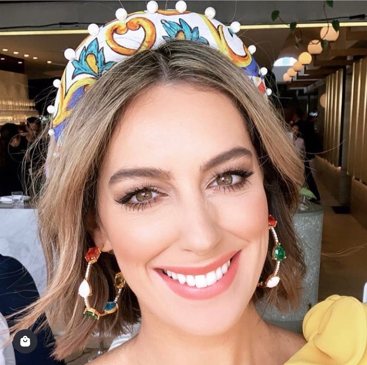 THE CHRISTA (Multicoloured Gems) Earrings Jimena Alejandra 