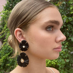 THE EMILIA (Black Onyx) Earrings Jimena Alejandra 