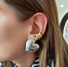 THE EVA (SILVER) Earrings Jimena Alejandra 