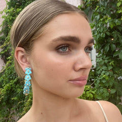 THE POPPY (Turquoise) Earrings Jimena Alejandra 