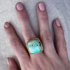 One of a Kind Ring (Variscite) Jimena Alejandra 