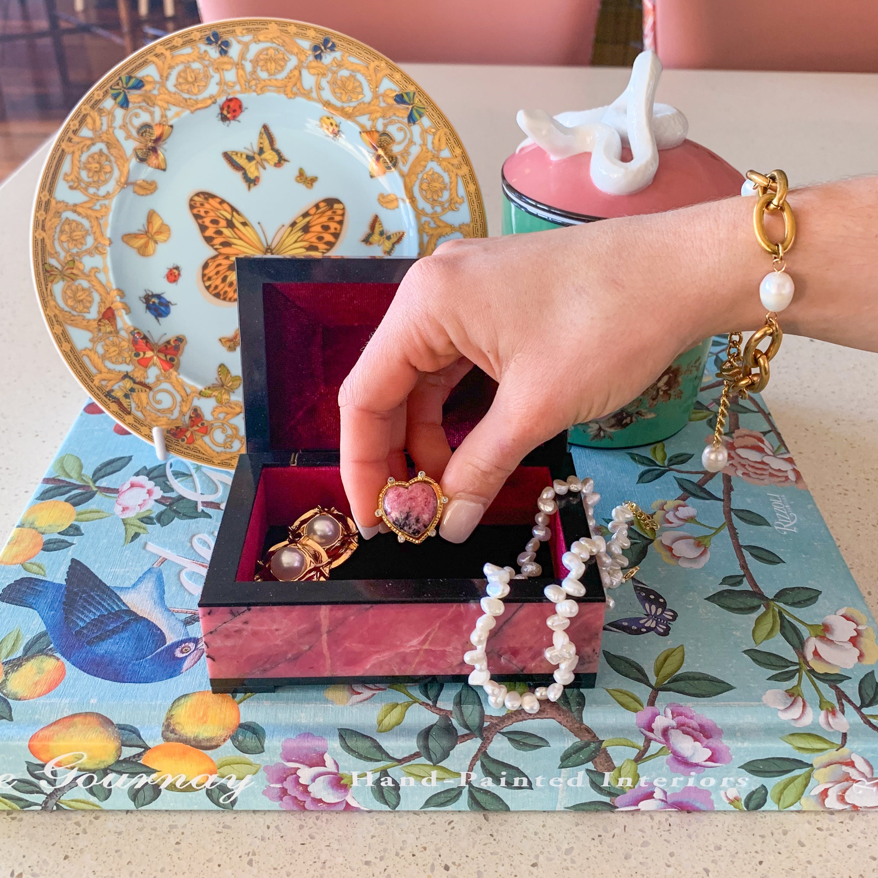 RHODONITE BOX Homewares Jimena Alejandra 