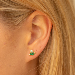 THE AMY (GREEN) Earrings Jimena Alejandra 