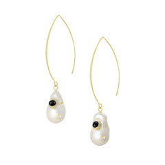 THE AUDREY (Black Onyx) Earrings Jimena Alejandra 