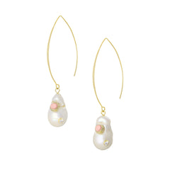 THE AUDREY (Pink Opal) Earrings Jimena Alejandra 