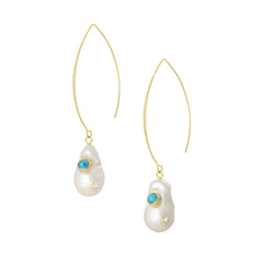 THE AUDREY (Turquoise) Earrings Jimena Alejandra 