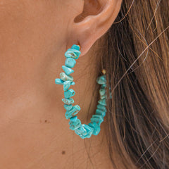 THE AVERY (Turquoise) Earrings Jimena Alejandra 