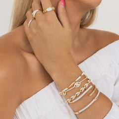 THE CAIA (White) Bracelets Jimena Alejandra 