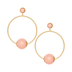 THE CARINA (Pink Opal) Earrings Jimena Alejandra 