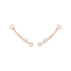 THE CECILIA Earrings Jimena Alejandra Rose Gold 