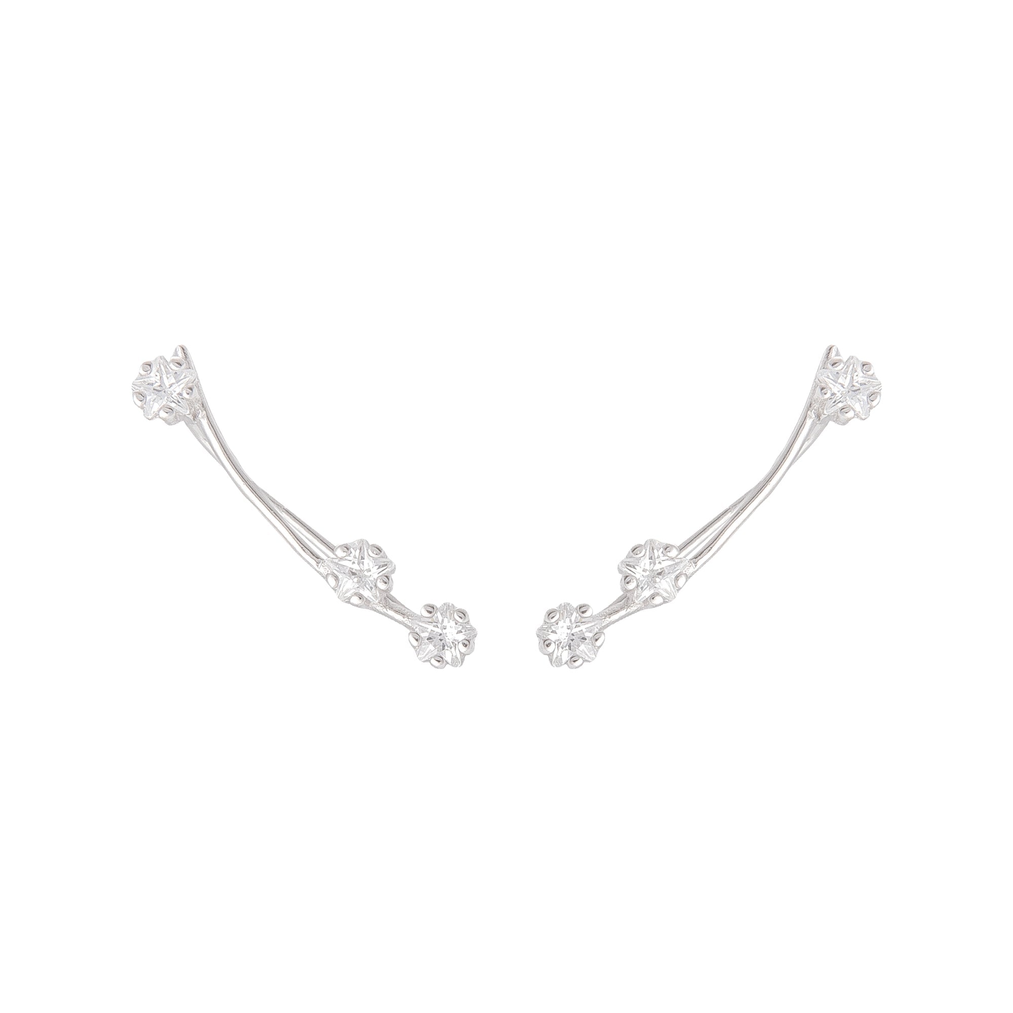 THE CECILIA Earrings Jimena Alejandra Silver 