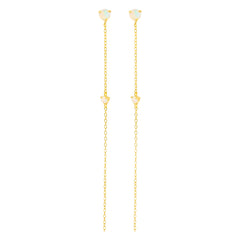 THE CELINE (GOLD) Earrings Jimena Alejandra GOLD PLATED 