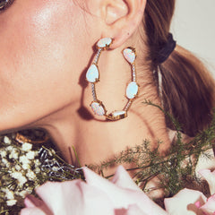 THE CHRISTA (Opal) Earrings Jimena Alejandra 