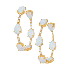 THE CHRISTA (Opal) Earrings Jimena Alejandra 