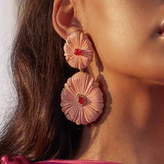 THE EMILIA (Coral) Earrings Jimena Alejandra 