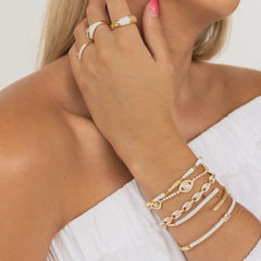 THE FELICITY (White) Bracelets Jimena Alejandra 