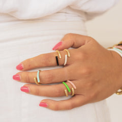 THE FREYDA (Green) Rings Jimena Alejandra 