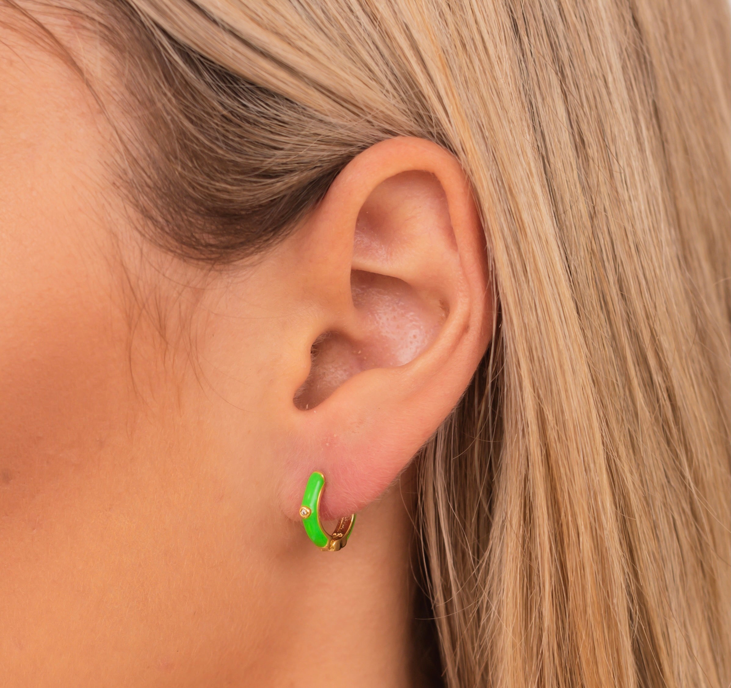 THE GAYLE (Green) Earrings Jimena Alejandra 
