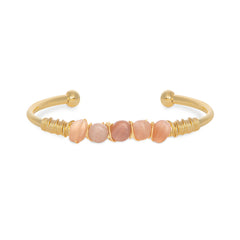 THE GWENYTH (Peach Moonstone) Bracelets Jimena Alejandra 