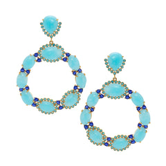 THE HEATHER (Smithsonite) Earrings Jimena Alejandra 