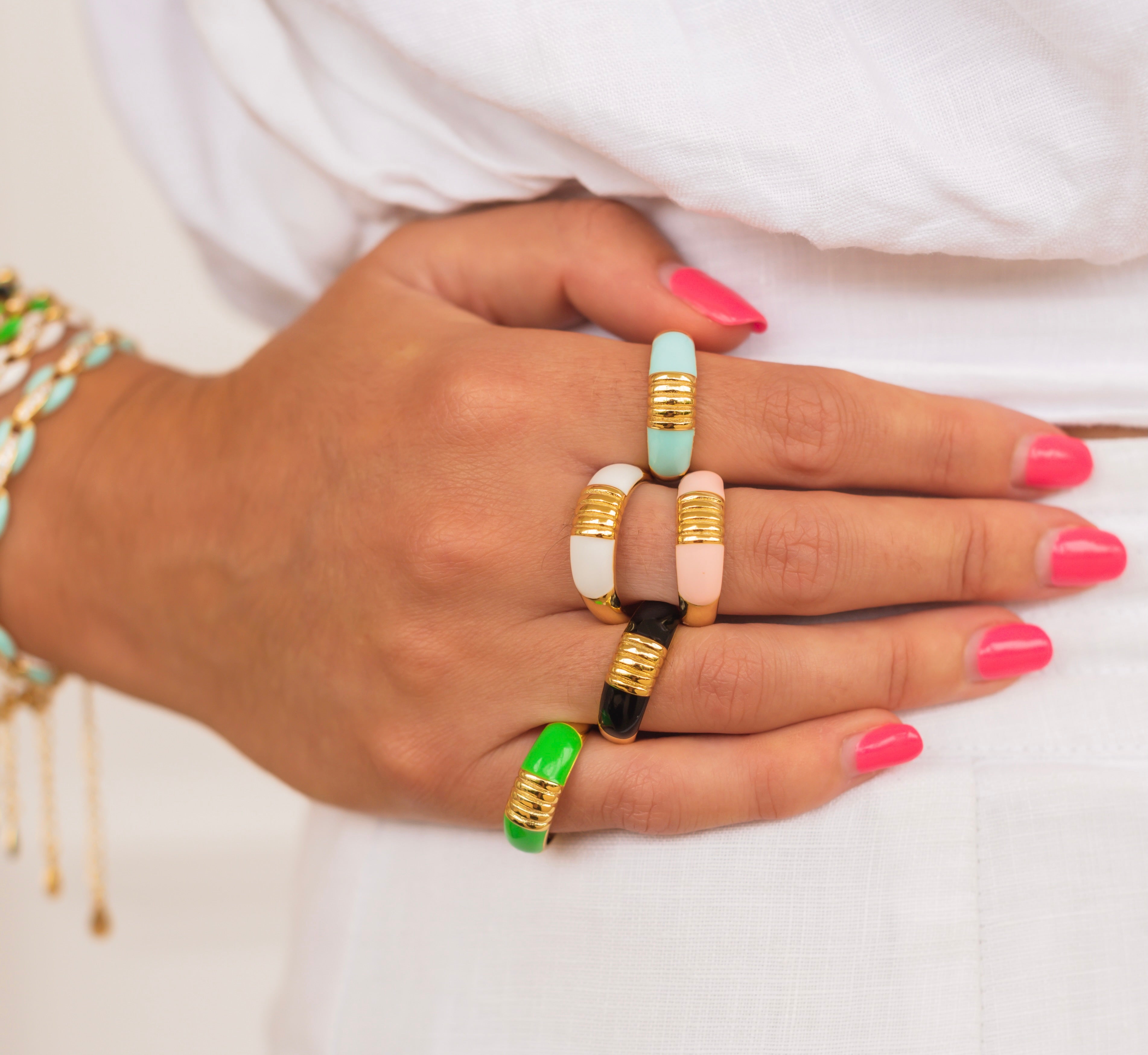 THE JOY (Black) Rings Jimena Alejandra 