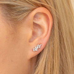 THE KENDRA (SILVER) Earrings Jimena Alejandra 