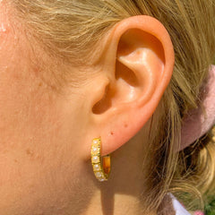 THE LUCINDA (PEARL) Earrings Jimena Alejandra 