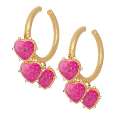 THE MAGDALENA (Pink Mohave) Earrings Jimena Alejandra 