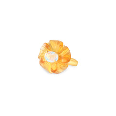 THE MAGNOLIA (Citrine) Rings Jimena Alejandra 