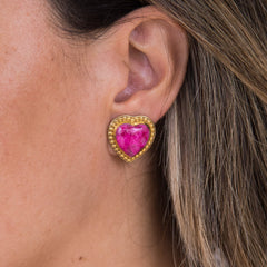 THE MANUELA (Pink Mohave) Earrings Jimena Alejandra 