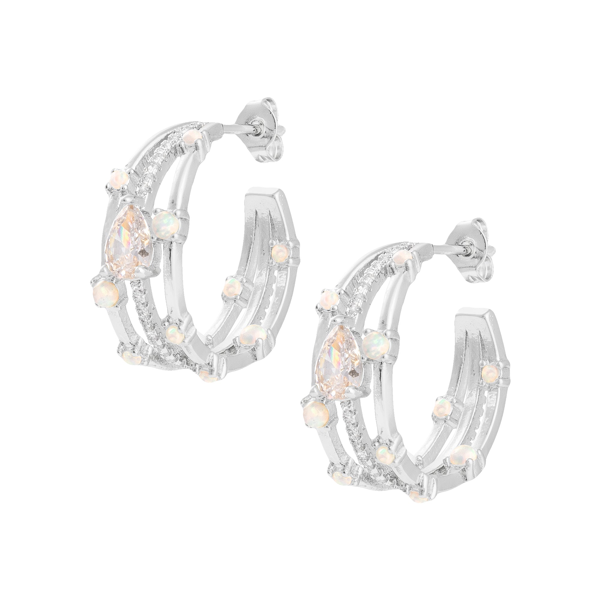 THE NOA (SILVER) Earrings Jimena Alejandra Silver 