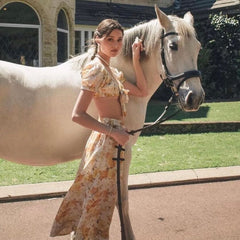 THE POPPY (White Agate) Earrings Jimena Alejandra 