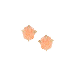 THE RILEY (Sunstone) Earrings Jimena Alejandra Gold Plated 