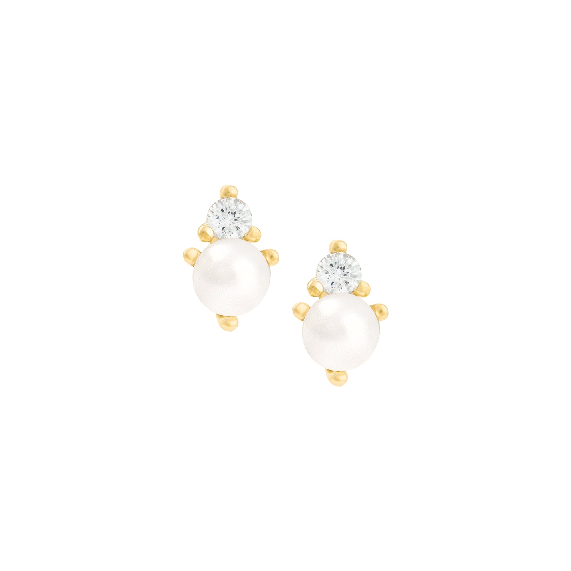 THE SKYLAR (GOLD) Earrings Jimena Alejandra Gold Plated 
